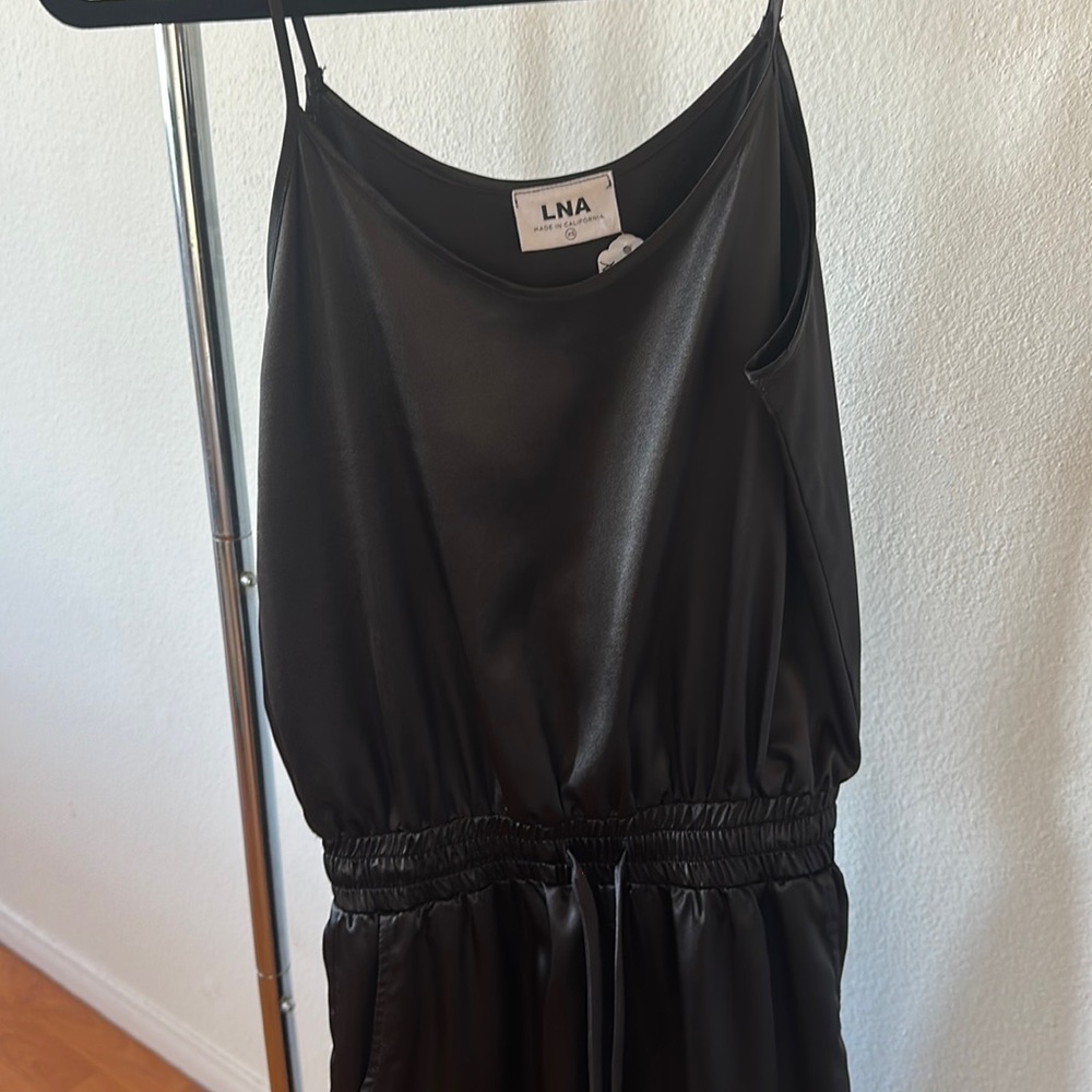 LNA silk jumpsuit
